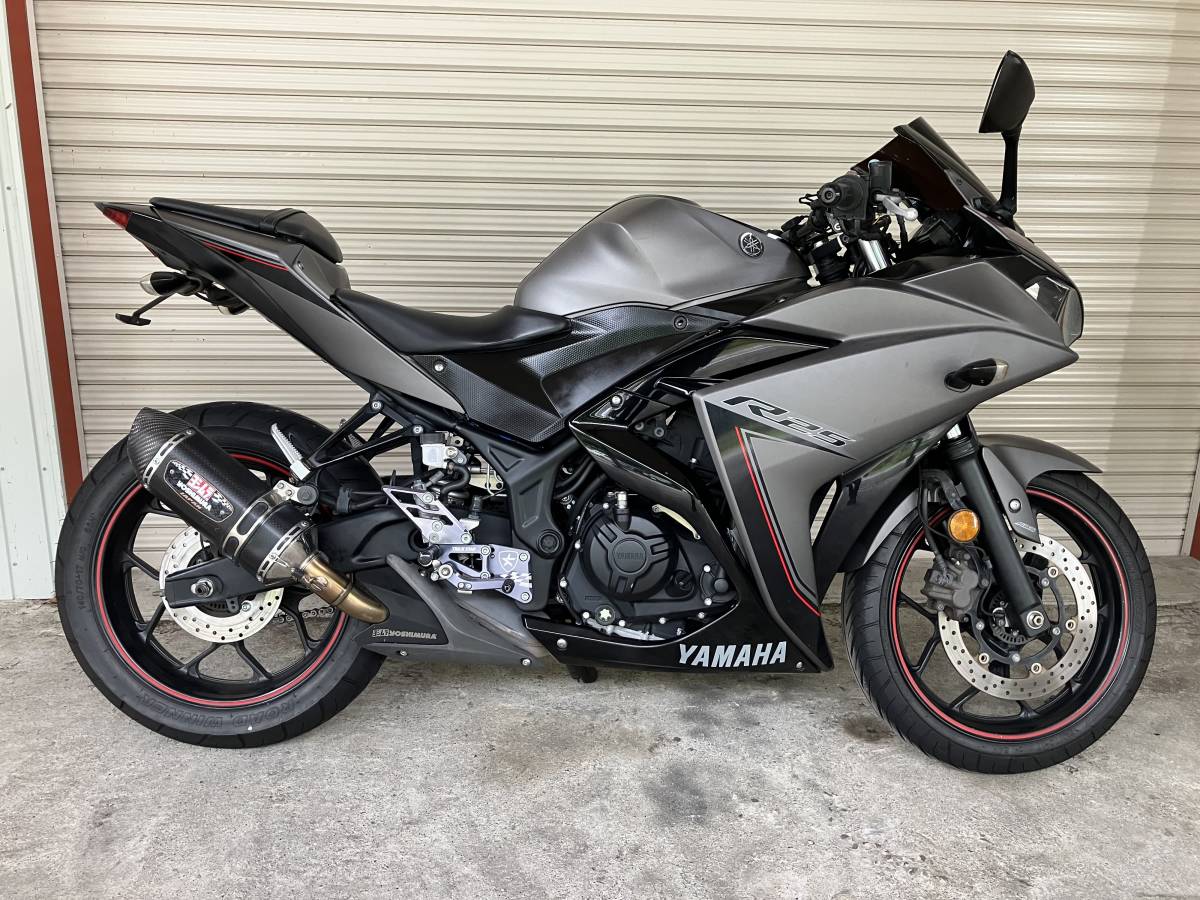 YZF-R25 2016年モデル 整備済み ヨシムラマフラー バックステップ 