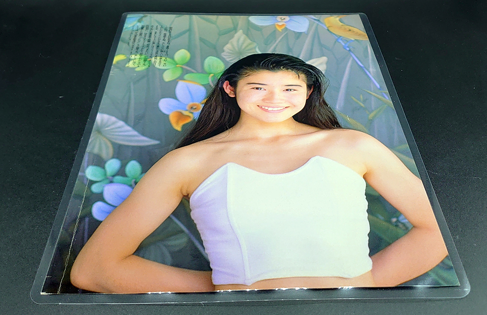 石田ひかり［ラミネート加工］水着 グラビア 7ページ GORO 1991年 雑誌