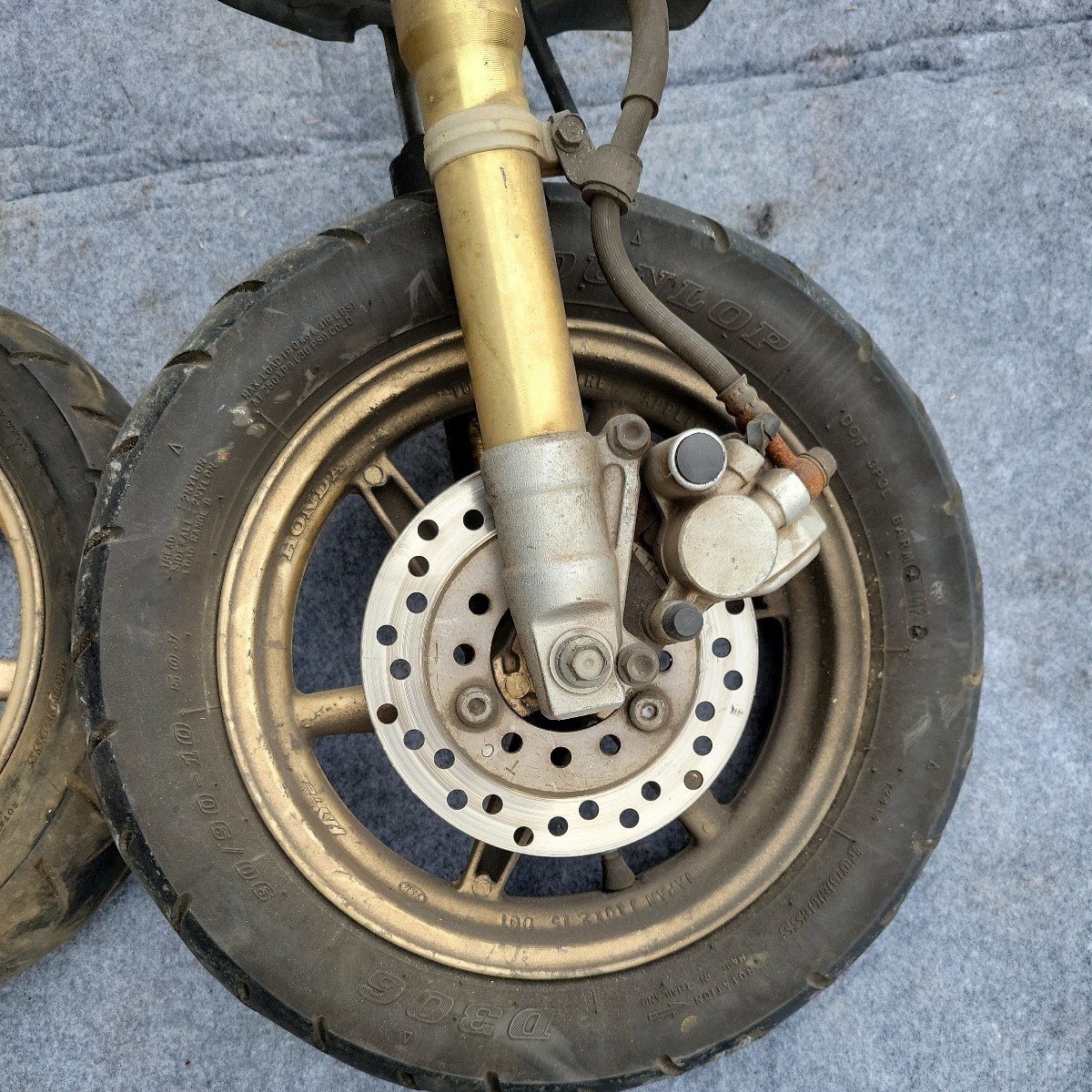 ホンダ ライブディオZX 純正足回り フロントフォーク ホイール ステム