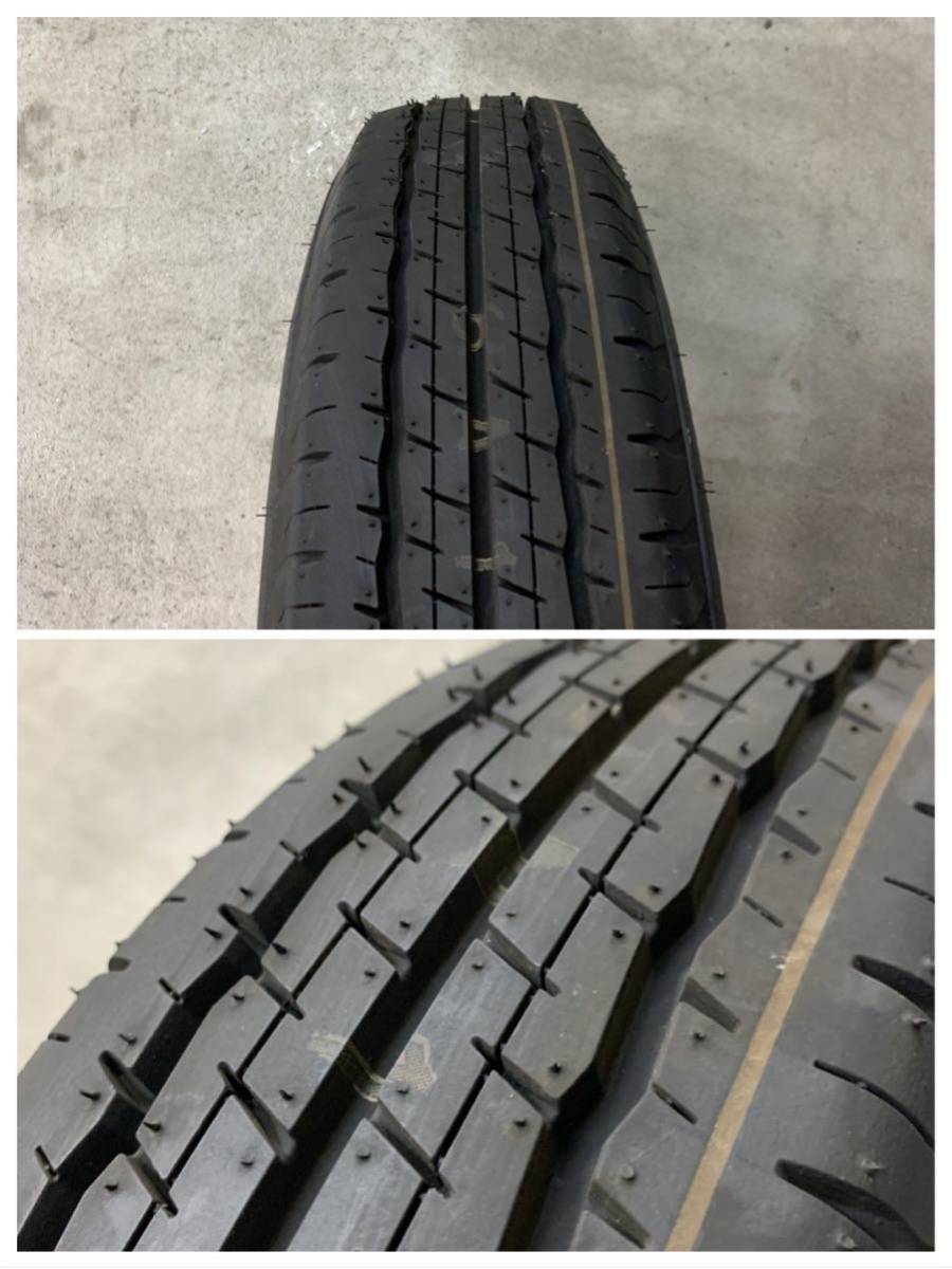 新車外しイボ付き！155/80R14 DUNLOP ダンロップ SP175L プロボックス 