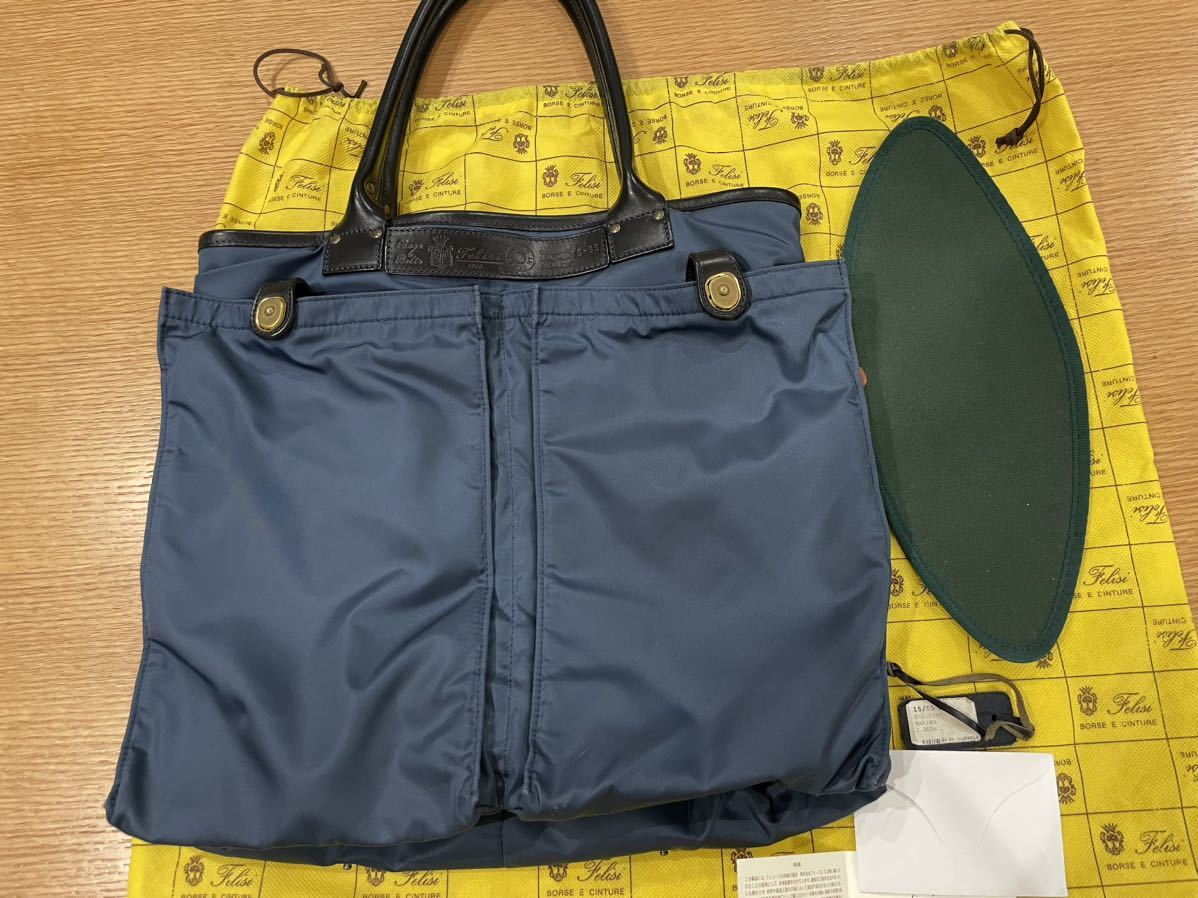 Felisi フェリージ 15/55 DS トートバッグ ヘルメットバック 底板付き