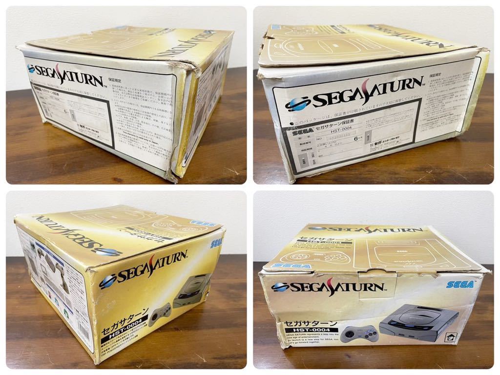 ジャンク品】セガサターン 本体 欠品あり 箱あり 電源確認のみ SEGA