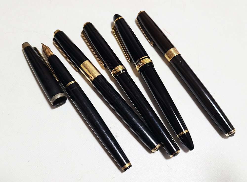 【人気セール，大得価】 a07 万年筆 5本まとめて ペン先 18Kや14K など 筆記用具 文房具(万年筆一般)｜売買されたオークション情報、yahooの商品情報をアーカイブ公開 - オークファン 万年筆一般