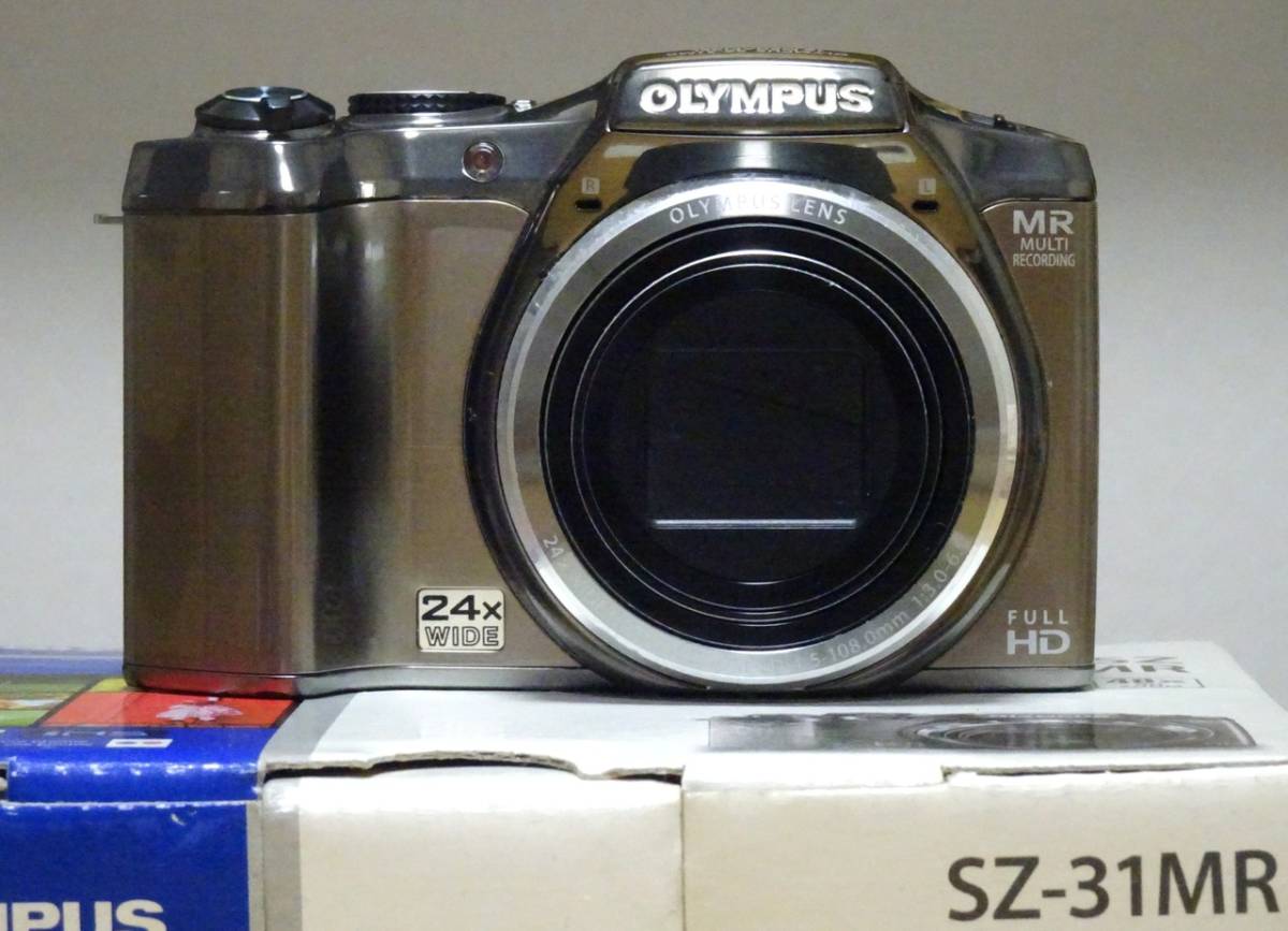 中古】OLYMPUS SZ-31MR オリンパス デジタルカメラ 元箱あり シルバー