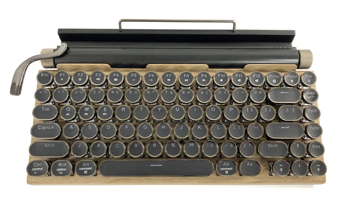 1510 み Taiahiro ML-981 レトロ Bluetooth キーボード タイプライター 