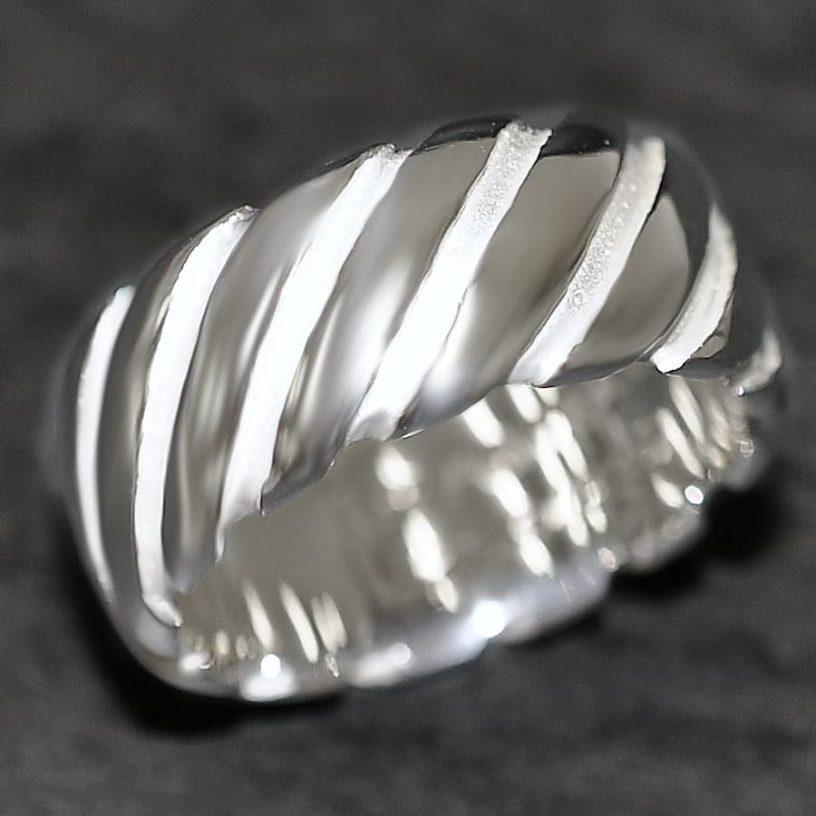 1円 ◇新品同様 TIFFANY&Co. ティファニー リング ツイスト ワイド 12