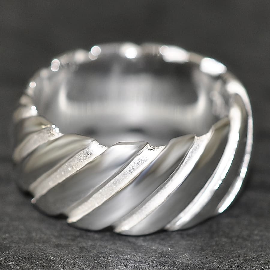 1円 ◇新品同様 TIFFANY&Co. ティファニー リング ツイスト ワイド 12