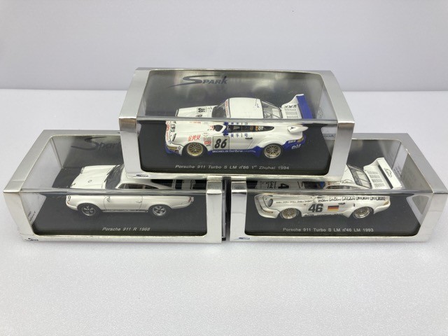 スパーク 1/43 ポルシェ 911 ターボS 94 BPR GT シリーズ 珠海 優勝 86 JP ほか まとめて ※まとめて取引・同梱不可 [38-2807]