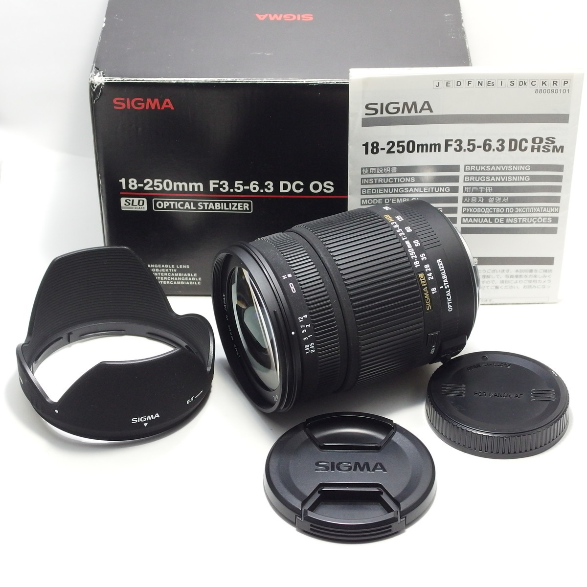SIGMA 18-250mm F3.5-6.3 DC OS HSM キヤノンEFマウント用 ☆ジャンク☆