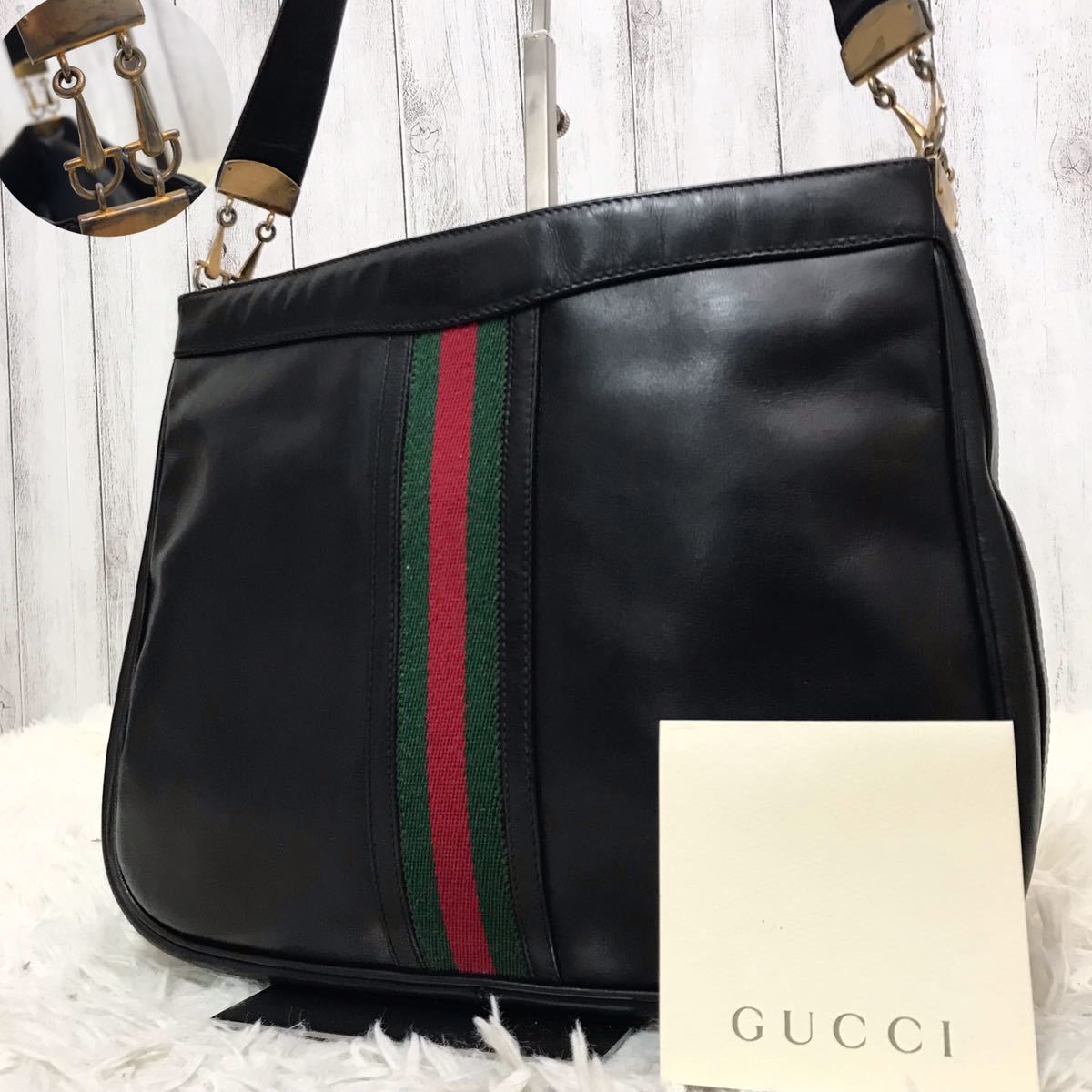1円【超希少・入手困難】グッチ GUCCI ショルダーバッグ シェリー 