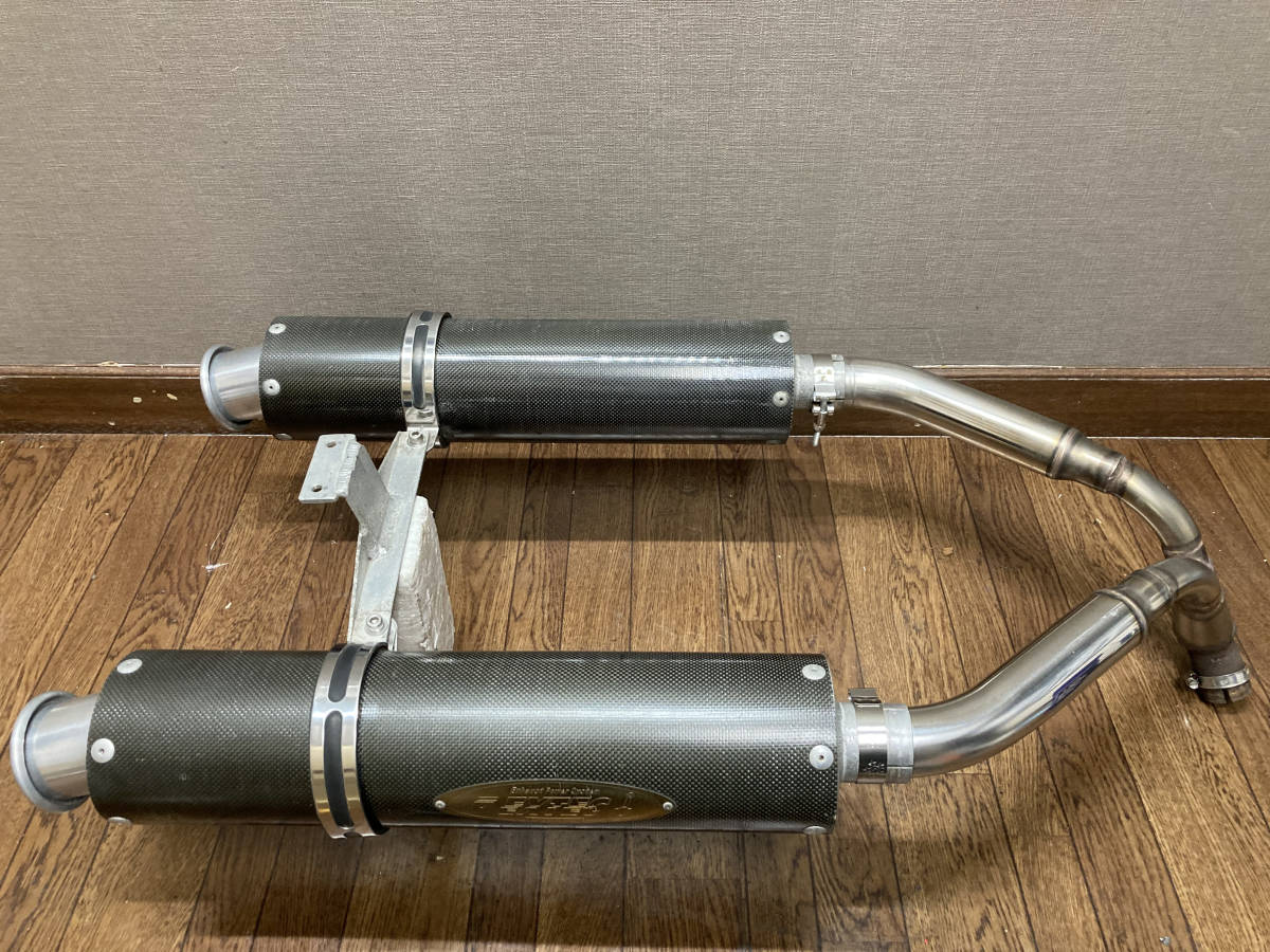 ホーネット250アサヒナレーシング 2本出しスリップオンマフラー