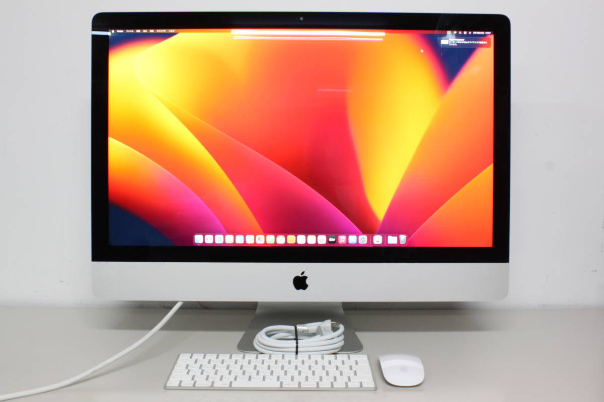 iMac（Retina 5K，27-inch，2019）3.7GHz Core i5〈MRR12J/A〉⑤