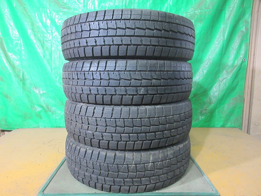 DUNLOP WINTERMAXX WM01 175/60R16 4本 No.3466上 スタッドレス 冬タイヤ 80％残溝