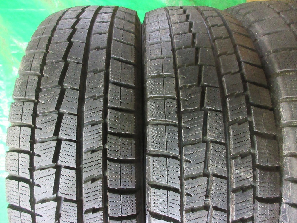 DUNLOP WINTERMAXX WM01 175/60R16 4本 No.3466上 スタッドレス 冬タイヤ 80％残溝