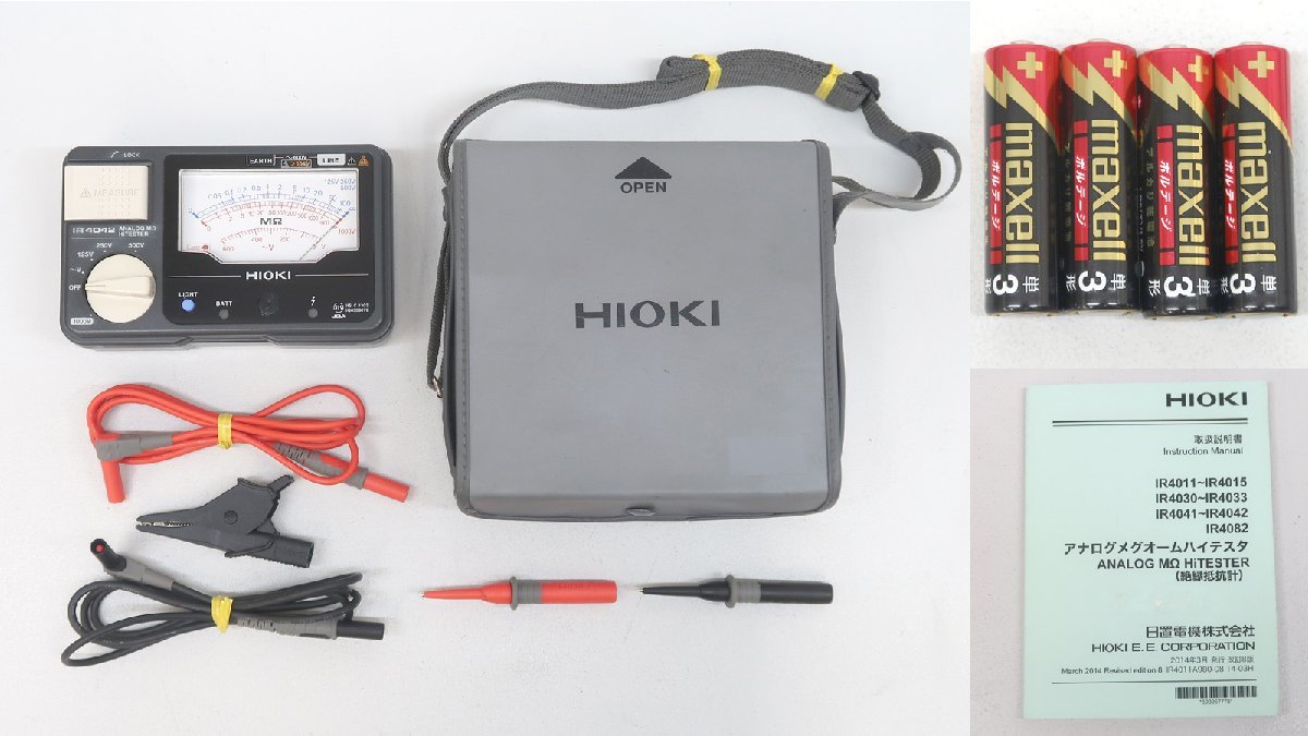 JW43932●HIOKI/日置 IR4042-10 アナログメグオームハイテスタ【返品保証あり】