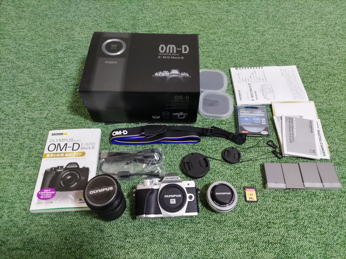 OLYMPUS オリンパス OM-D E-M10 Mark III EZダブルズームキット SDXC 
