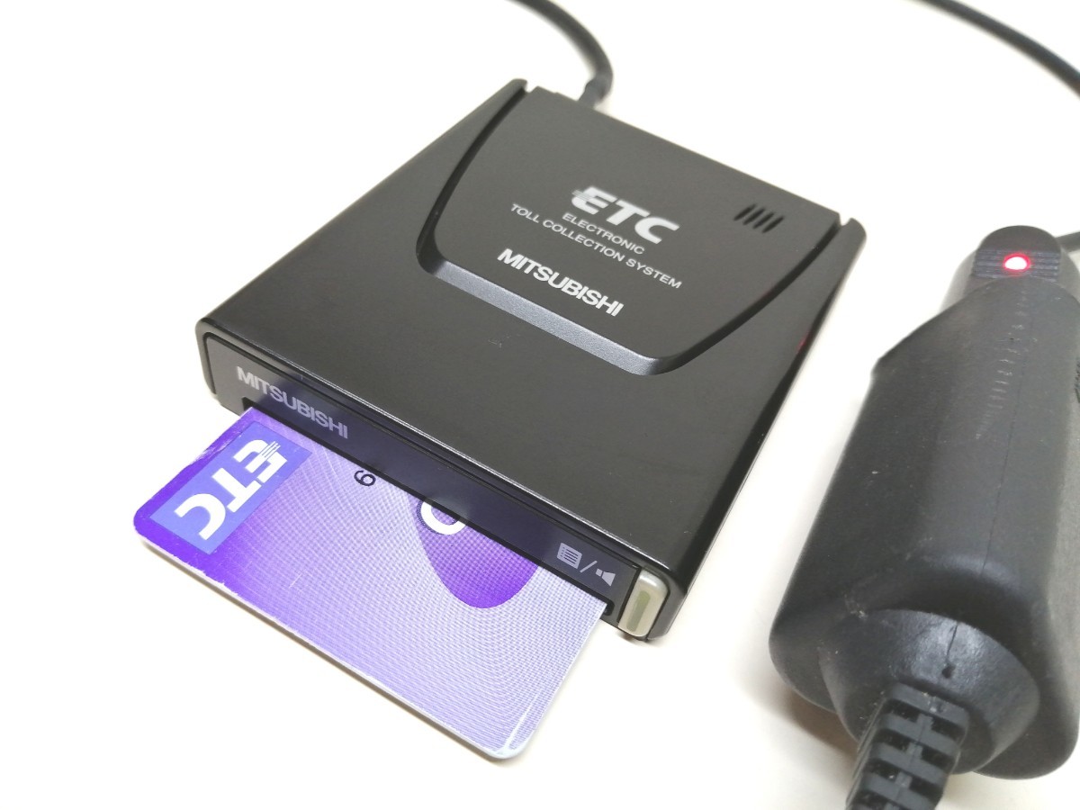 軽自動車登録 一体型 ETC シガー電源 音声付き EP-9U512V 三菱電機 ☆軽自動車登録☆ 三菱電機 EP-9U58V アンテナ一体型ETC車載器 シガー