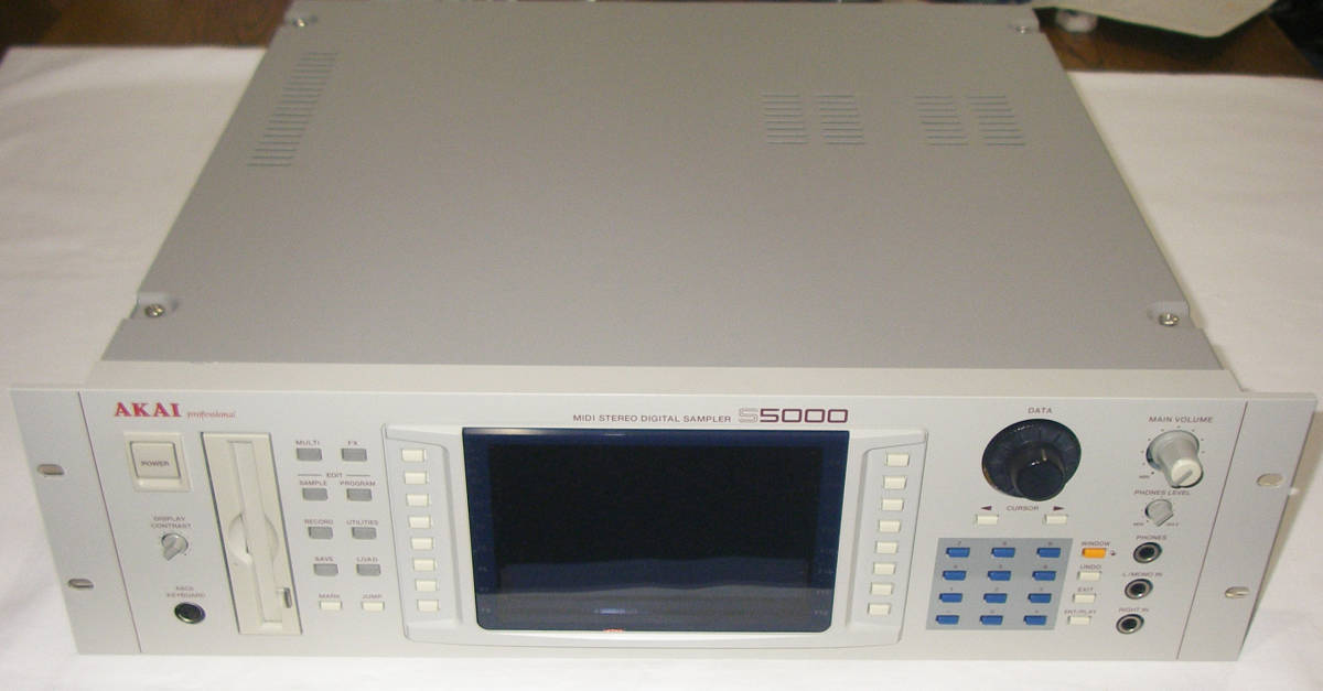 ☆AKAI S5000 V2 DIGITAL SAMPLER MO640 DRIVE☆OK!!☆MADE in JAPAN 
