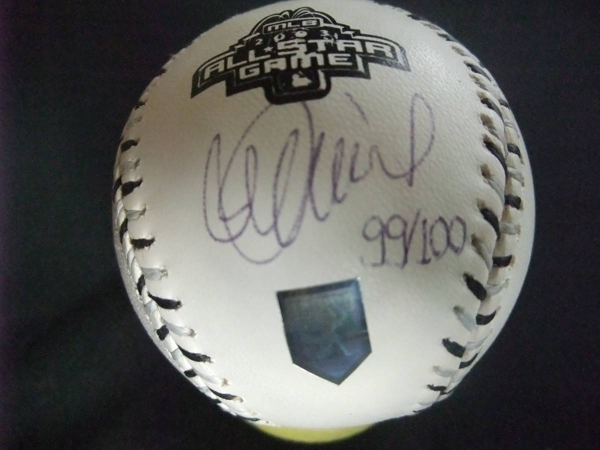 祝MLB殿堂入り！イチロー 直筆サインボール 2003オールスター限定 イチロー直筆サインボール 2003年オールスターゲーム球 直筆サイン