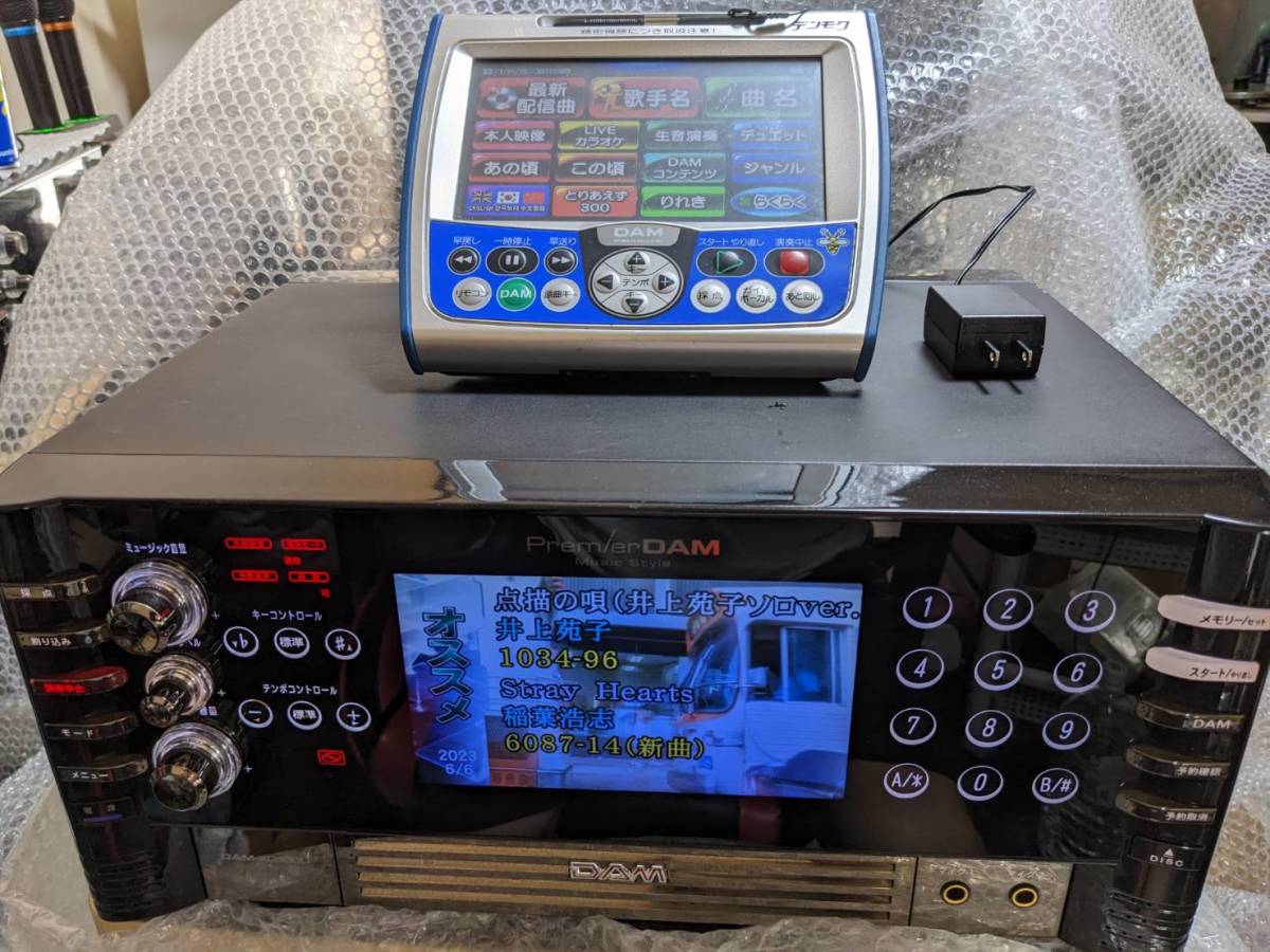 DAM-XG1000カラオケ3000曲保証即演奏可能 PM500zBデンモクセット整備
