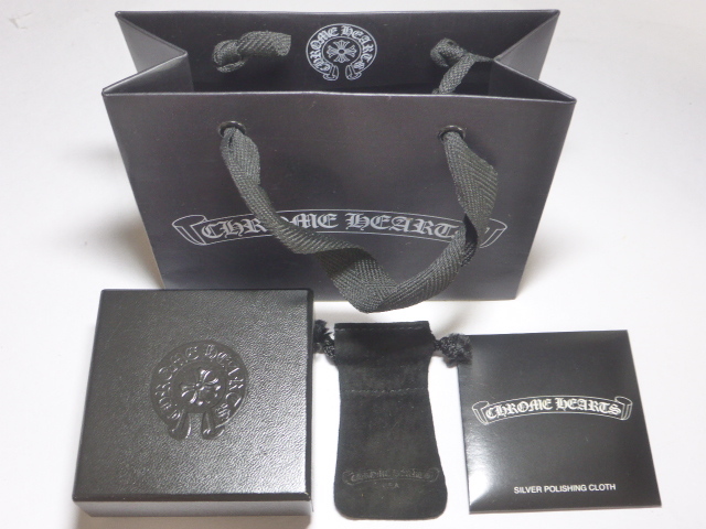 クロムハーツ　付属品　４点　箱・革袋・ポリッシュ・ショッパー袋 　⑦