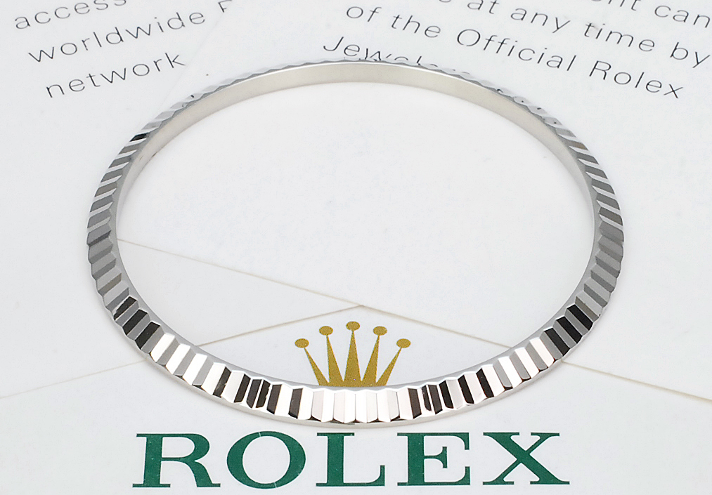 ROLEX デイトジャスト あふれでる 1601 純正ベゼル WG(ホワイトゴールド)