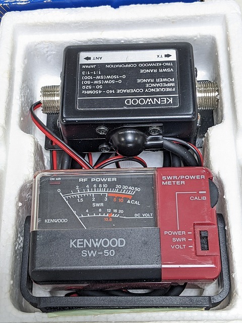 KENWOOD ケンウッド SWR パワー計 SW-50 140-450MHz 150W　新品同様！