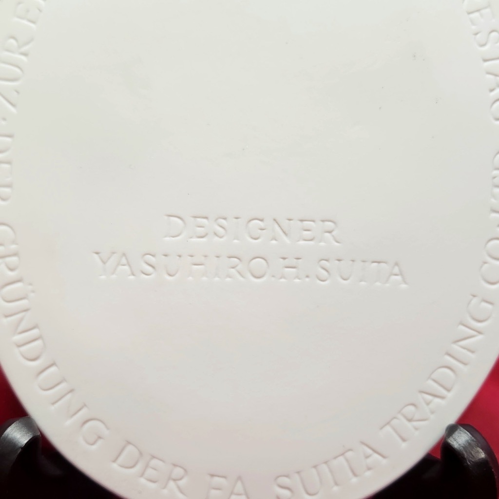 MEISSEN マイセン YASUHIRO.H.SUITA作 横顔美人 陶板 吹田恭吾
