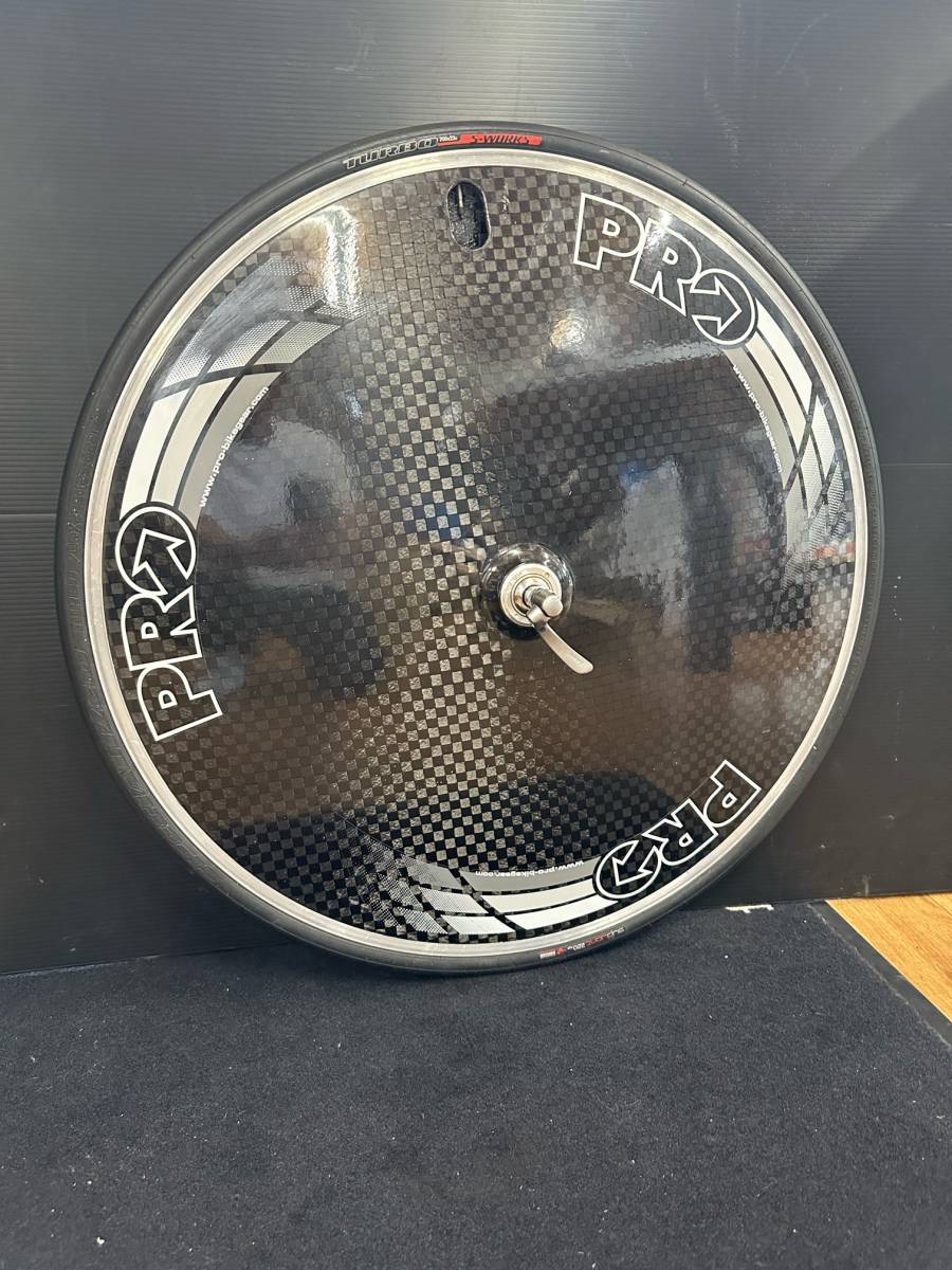 希少　シマノＰＲＯ　カーボン&アルミ　リアディスク　クリンチャー 10速用