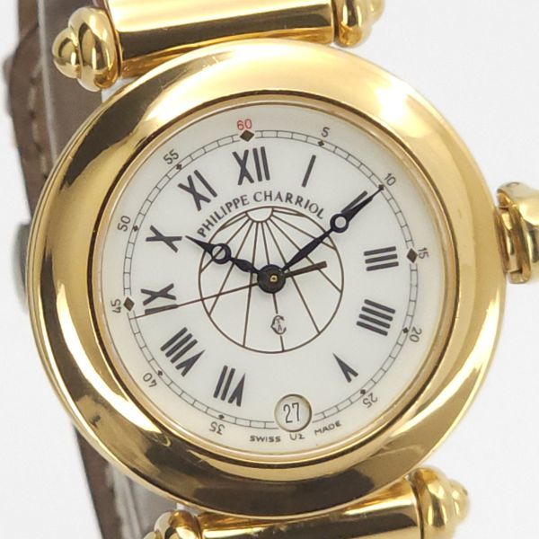 ☆良品 1円 PHILIPPE CHARRIOL フィリップシャリオール クリストファー  