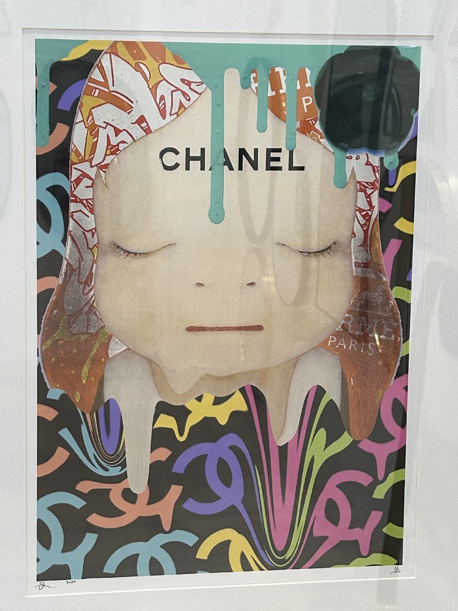 DEATH NYC 奈良美智 女の子 CHANEL シャネル シルクスクリーン DEATH NYC 奈良美智 女の子 CHANEL シャネル シルクスクリーン