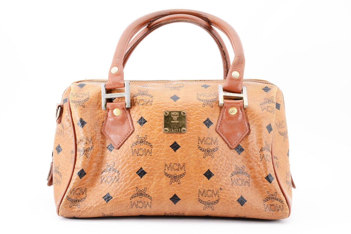MCM エムシーエム レザー ヴィセトス柄 1円 モノグラム 2WAY □美品 