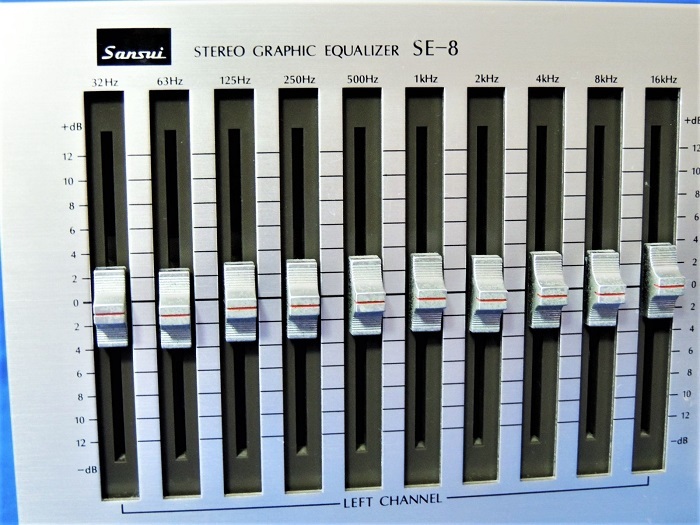 Sansui SE-8X サンスイ グラフィックイコライザー◇現状品