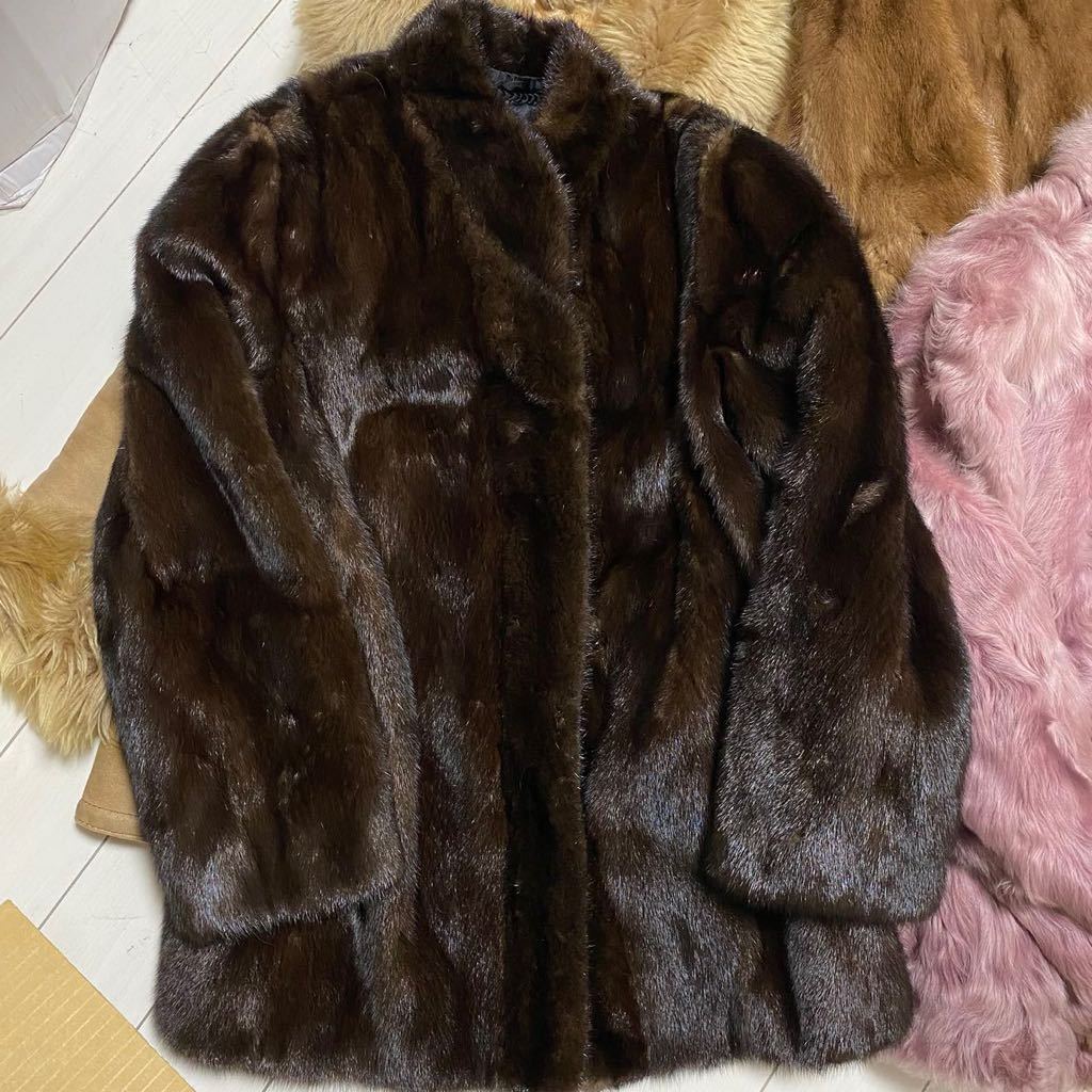 毛皮まとめ エンバ ミンク フォックス など コート セット売り 中古品