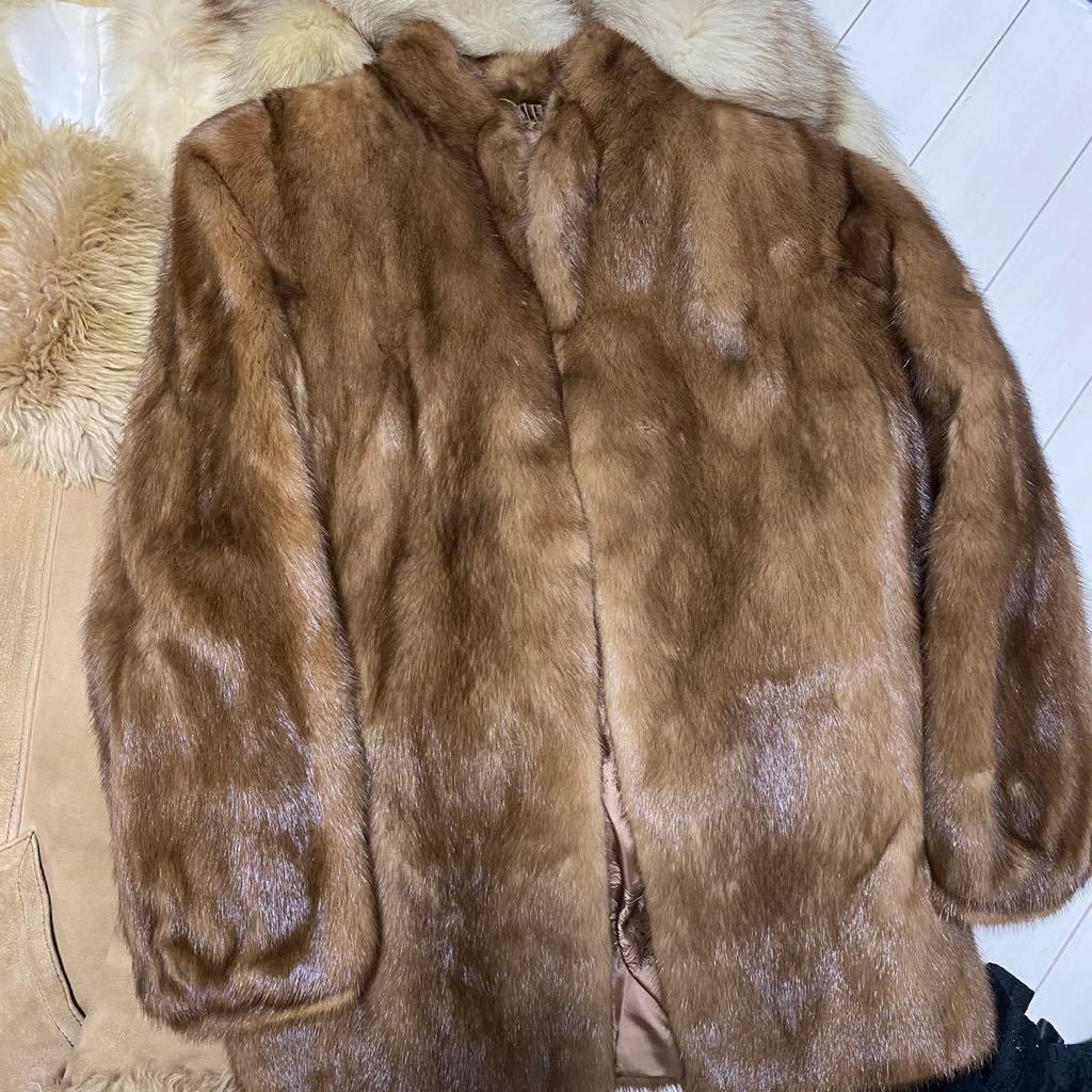 Yahoo!オークション 毛皮まとめ エンバ ミンク フォックス など コート