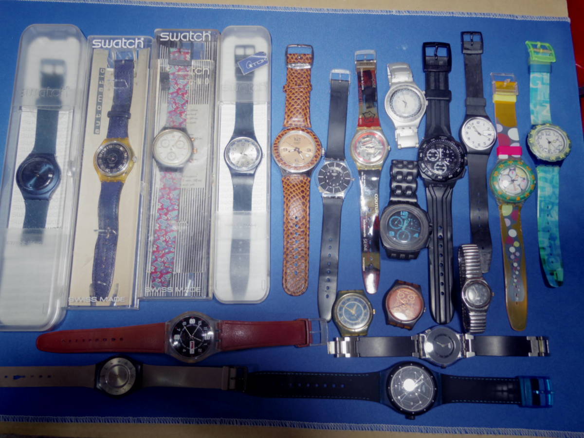 腕時計まとめ売り 動作未確認 SWATCHやG-SHOCKなど G-SHOCKbaby-G含む 