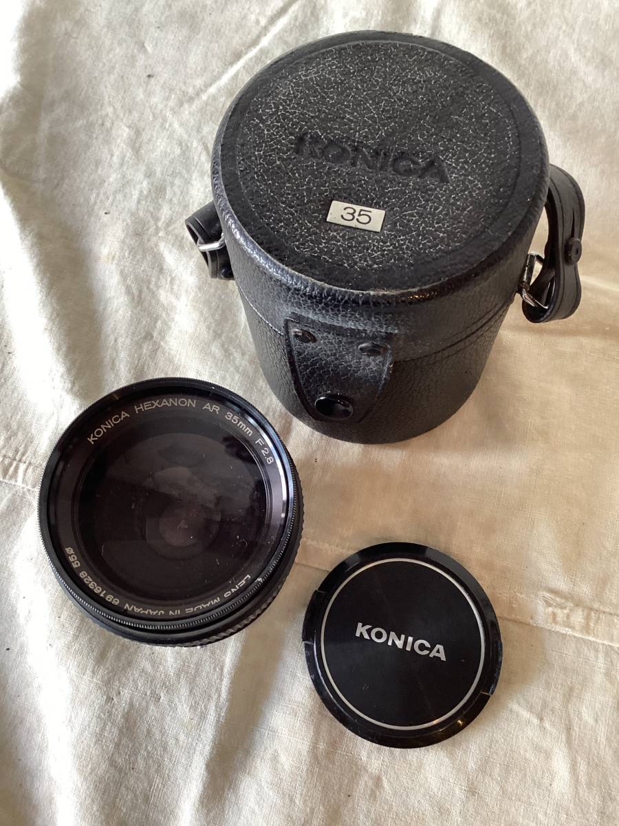 ジャンク品　状態未確認　KONICA HEXANON AR 35mm F2.8