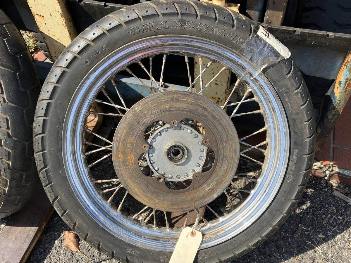 ハーレー スポーツスター 純正リム 19インチ フロント 第4回 ホイール