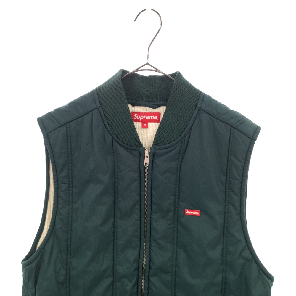 SUPREME シュプリーム 15AW Shop Vest 裏地サーマル キルティング 