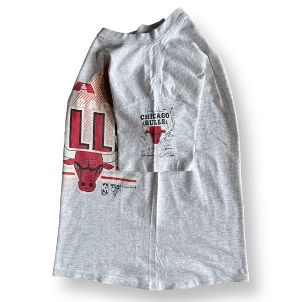 90s USA製 NBA CHICAGO BULLS シカゴ ブルズ 半袖 プリント ロゴ T 