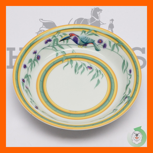HOT，送料無料 エルメス/HERMES トゥカン Toucans お皿 プレート 食器 オオハシ(エルメス)｜売買されたオークション情報、yahooの商品情報をアーカイブ公開 - オークファン エルメス
