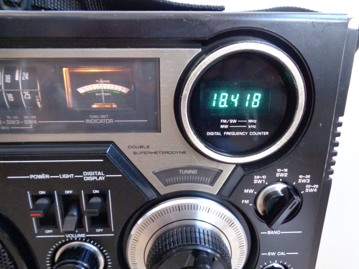 ナショナル RF-2600 PROCEED 2600 FM/MW/SW1～4 6バンドBCLラジオ 作動