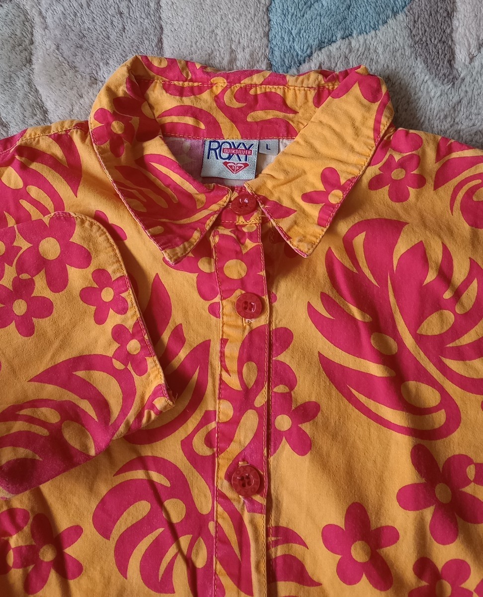 古着 80s 90s 90年代 ビンテージ オールド ロキシー 総柄シャツ 花柄 