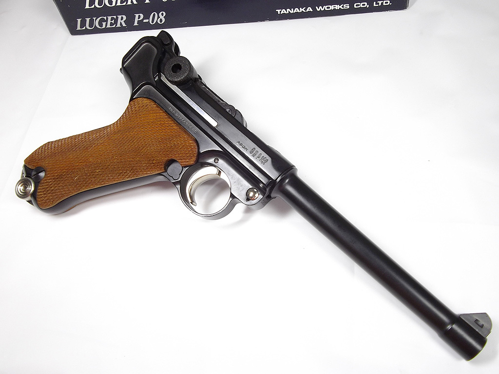 タナカ 旧ルガーP-08 6インチ マガジンガス漏れ