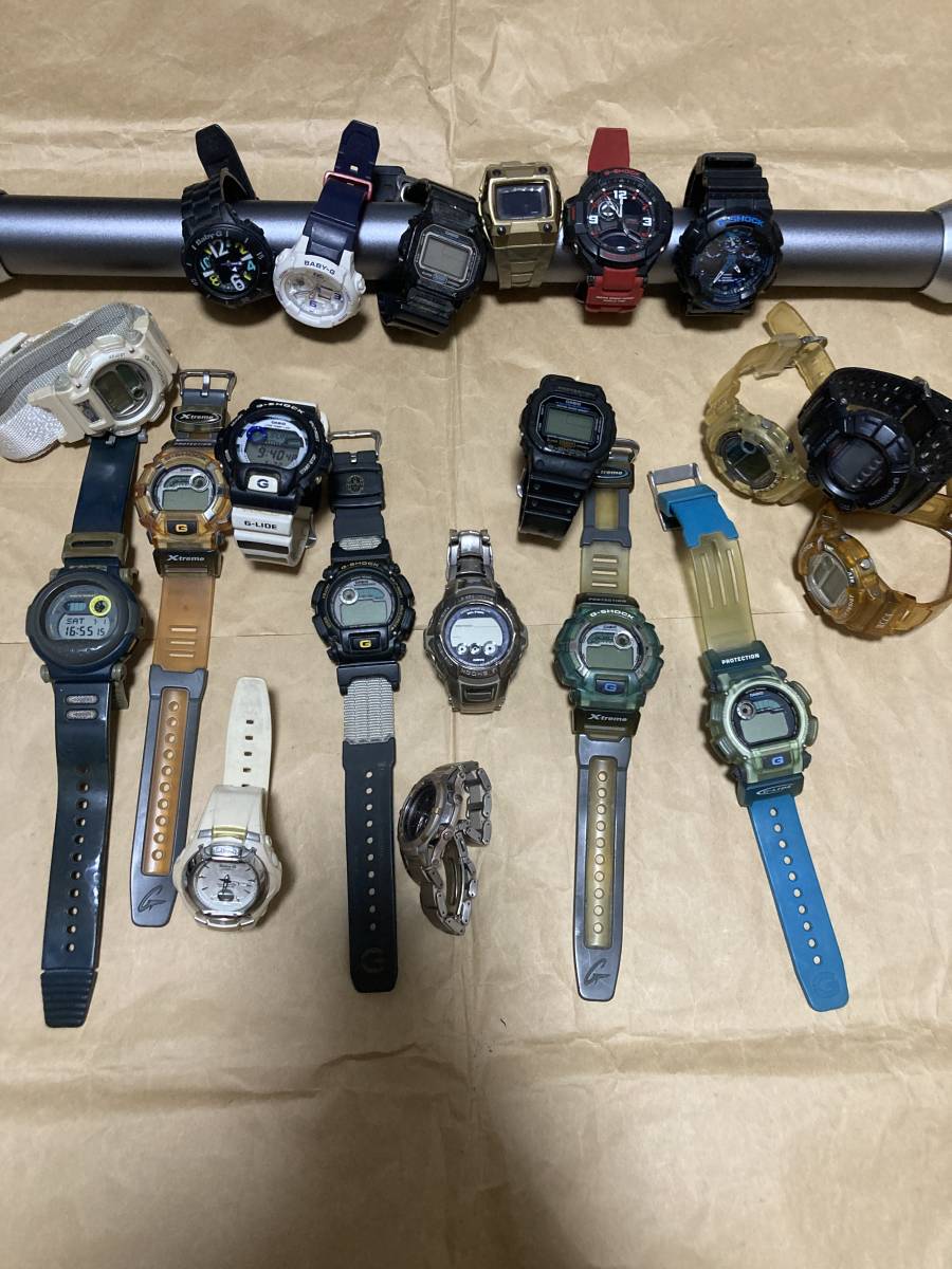 ジャンク CASIO カシオ G-SHOCK Gショック まとめ売り メンズ腕時計　レア