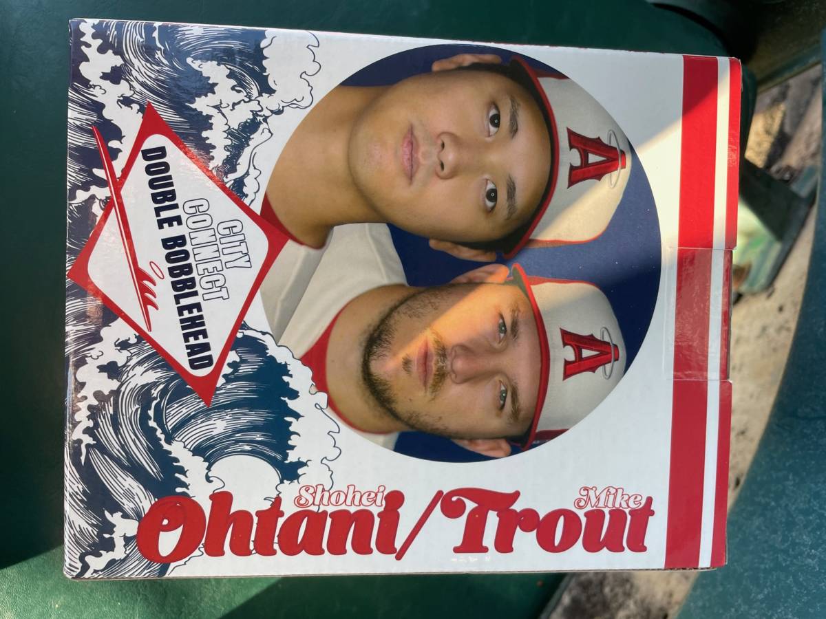 希少価値！ 配送費込み！大谷 翔平 トラウト ボブルヘッド バブル  