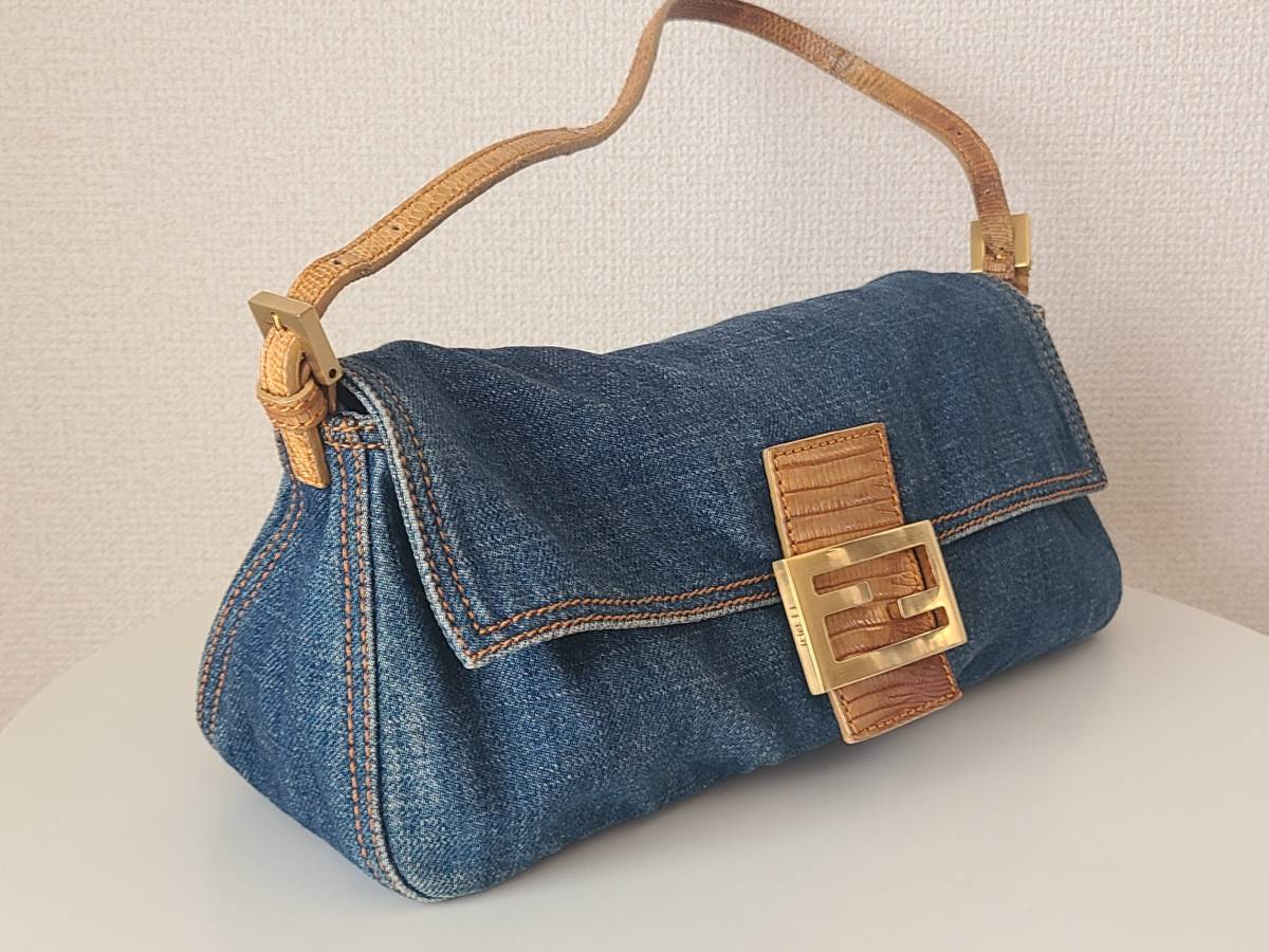 マンマバケット デニム FENDI FENDI(フェンディ) ハンドバッグ ワン 