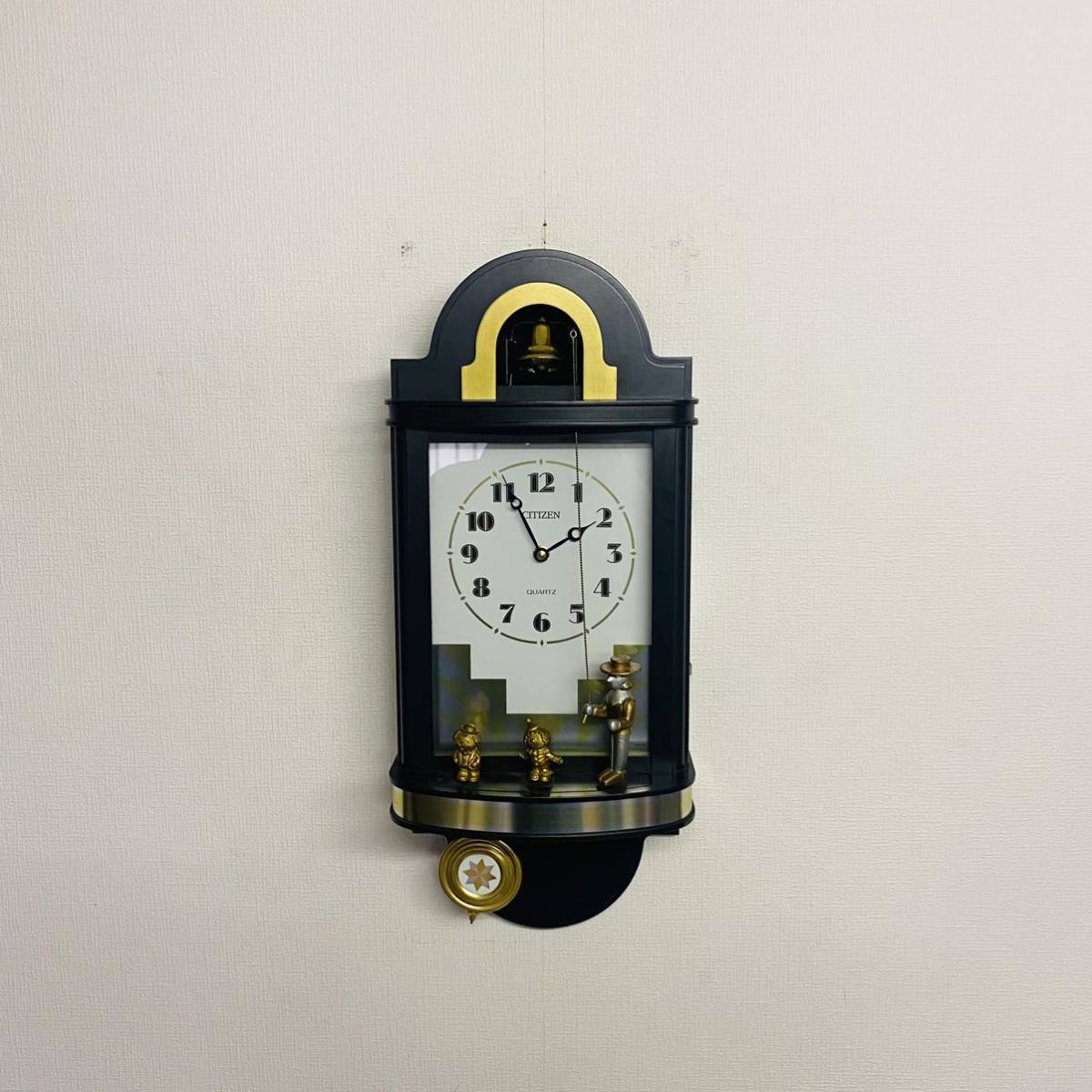 CITIZEN からくり時計 壁掛時計 FANCY SWING QHS-2846 現状品 シチズン