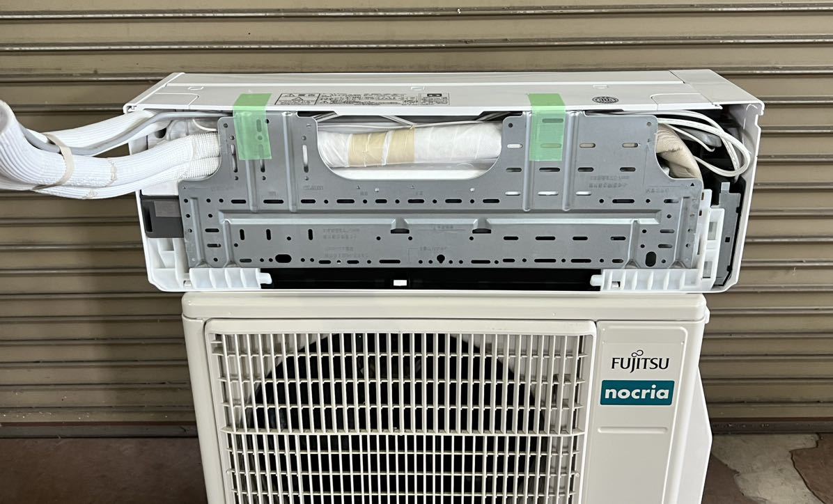 2023年2月購入 FUJITSU 富士通 ルームエアコン nocria AS-C252MBK 2022 