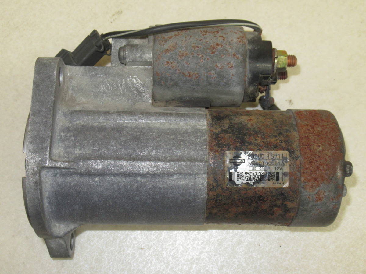  日産E25キャラバン純正セルモーター 品 23300 1S711 2005年9月登録 LC-VPE25/KA20DEより外し スペアや交換用などに CARAVAN(日産用)｜売買されたオークション情報、yahooの商品情報をアーカイブ公開 - オ 日産用